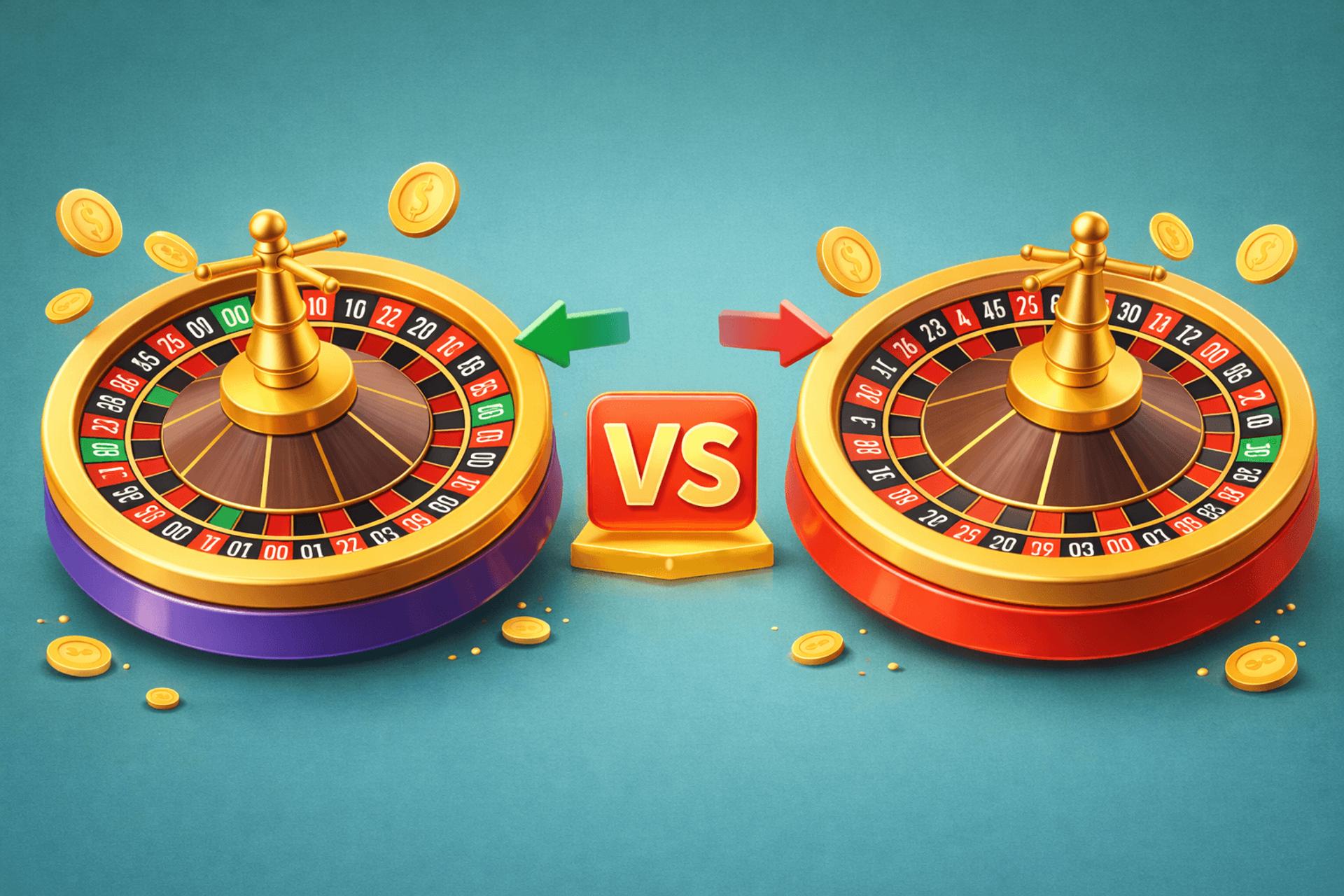 American Vs European Roulette