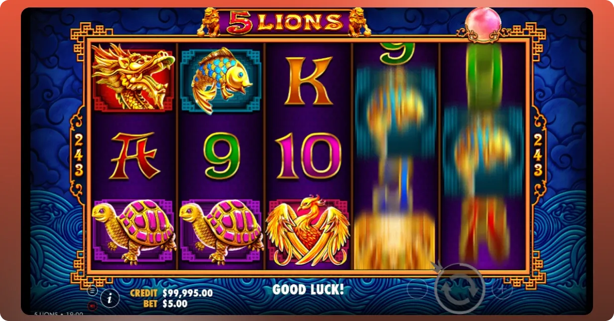 5 Lions key features