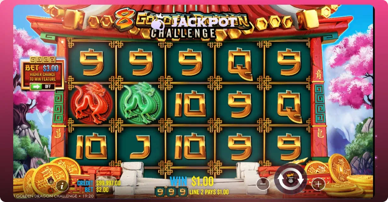 8 Golden Dragon Challenge key features