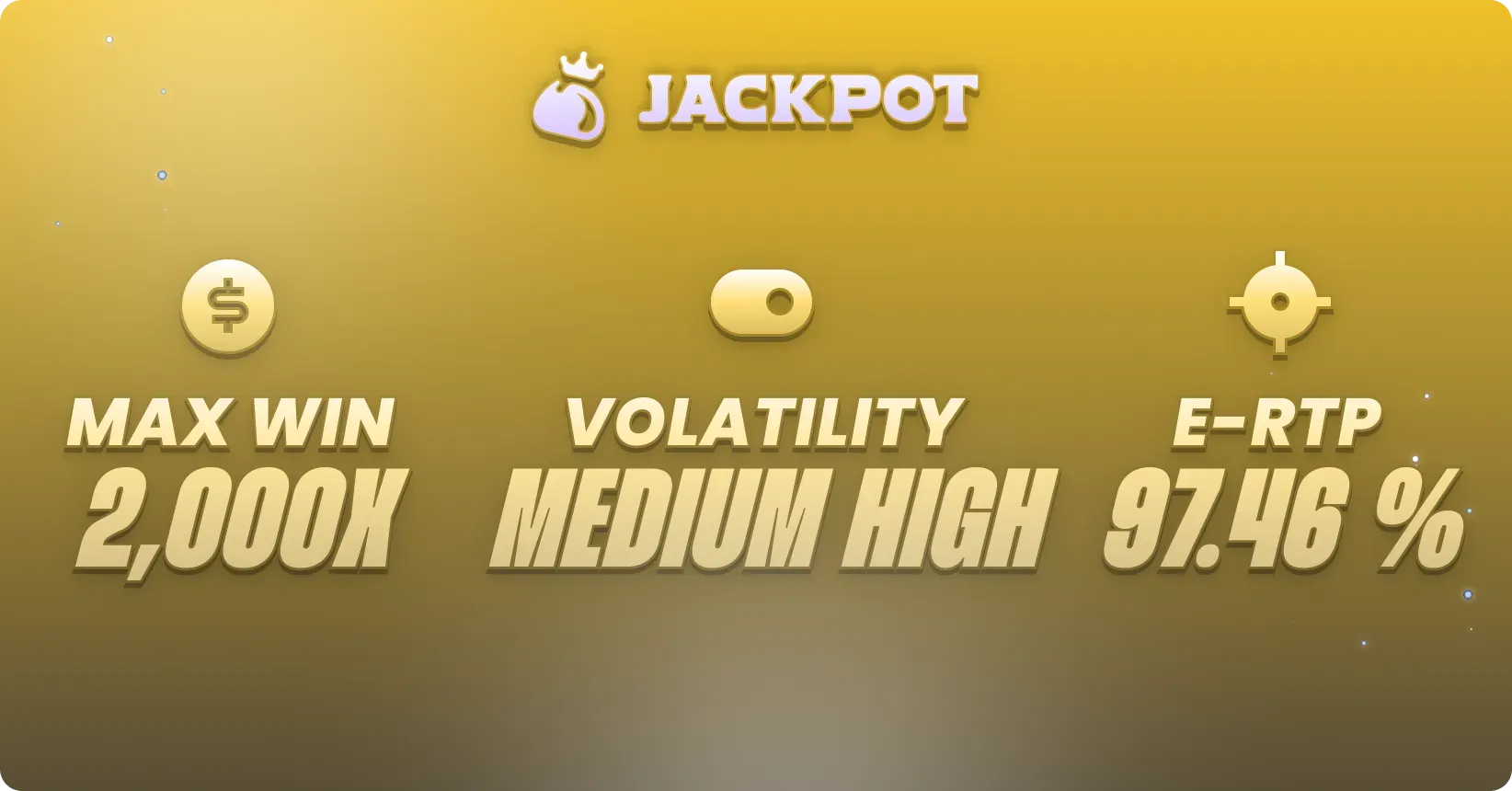 Game volatility, max win RTP