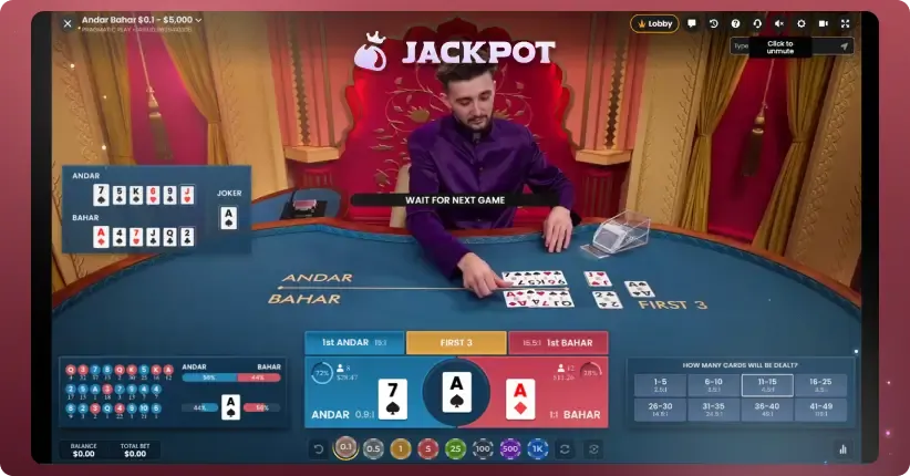 Andar Bahar key features