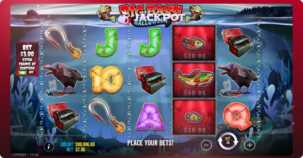 Big Bass Halloween key features