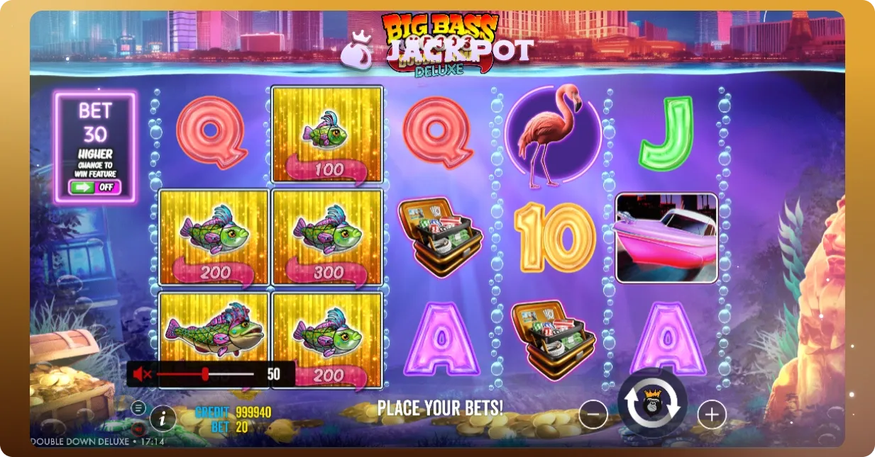 Big Bass Vegas Double Down Deluxe key features