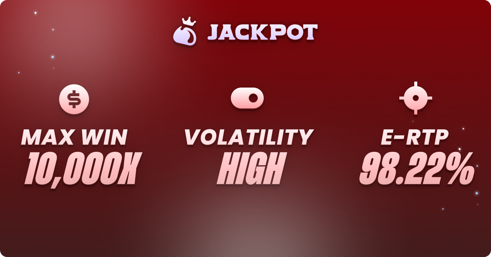 Game volatility, max win RTP