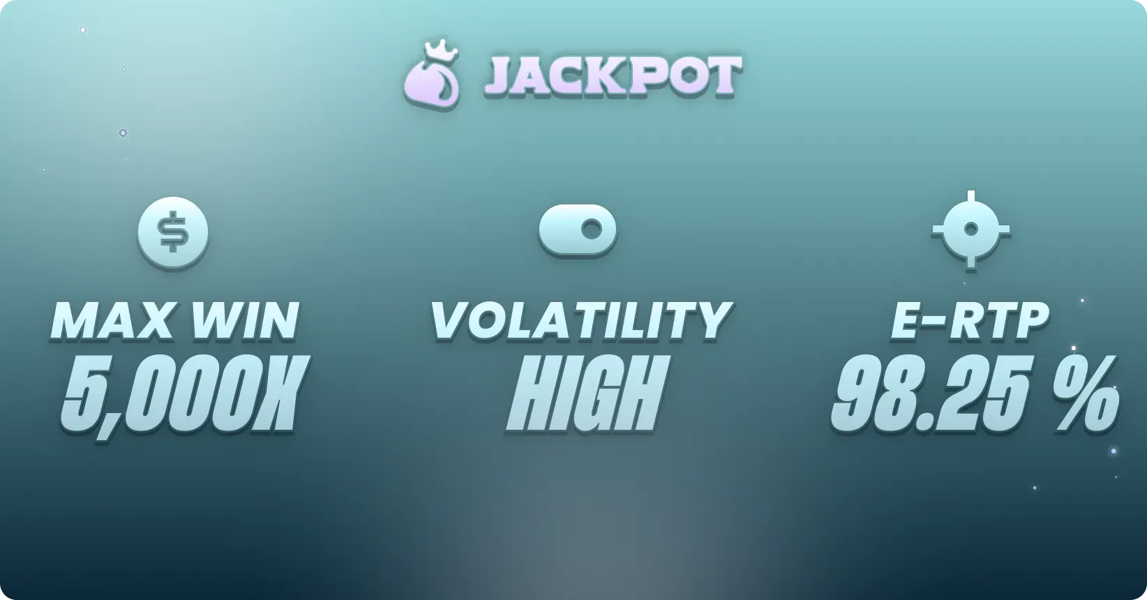 Game volatility, max win RTP