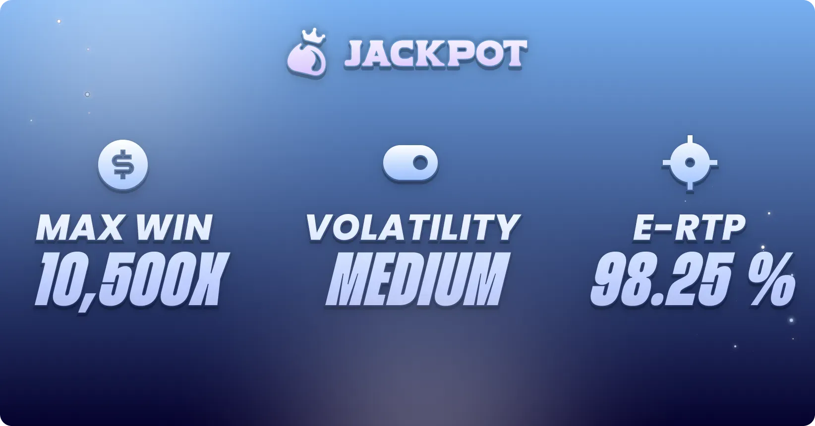 Game volatility, max win RTP