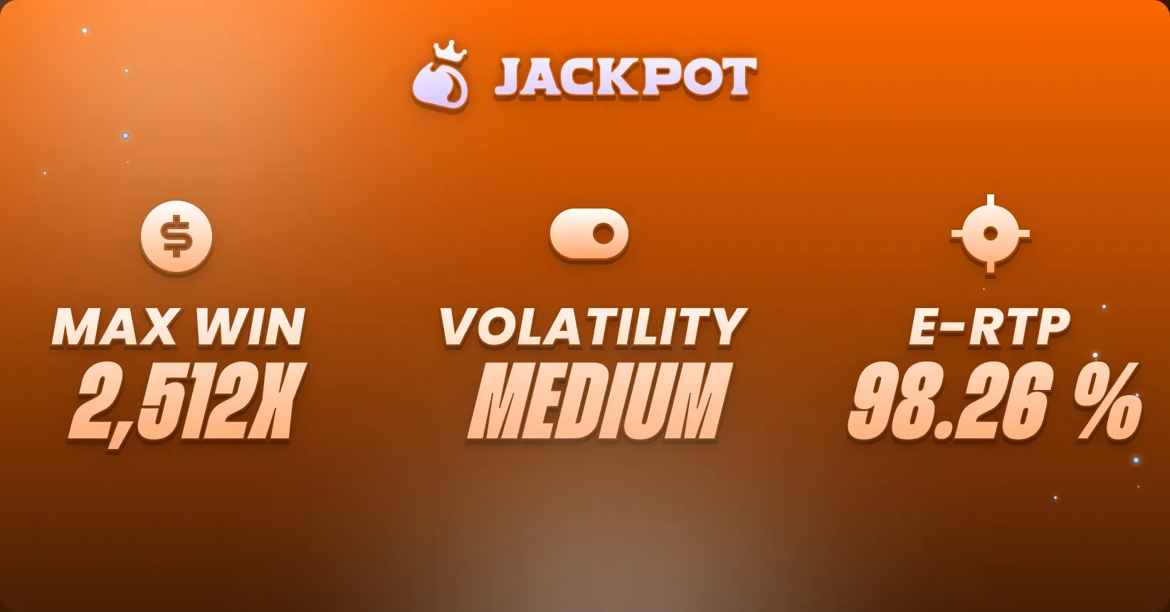 Game volatility, max win RTP
