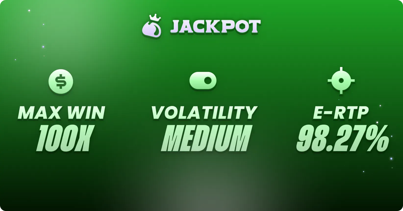 Game volatility, max win RTP