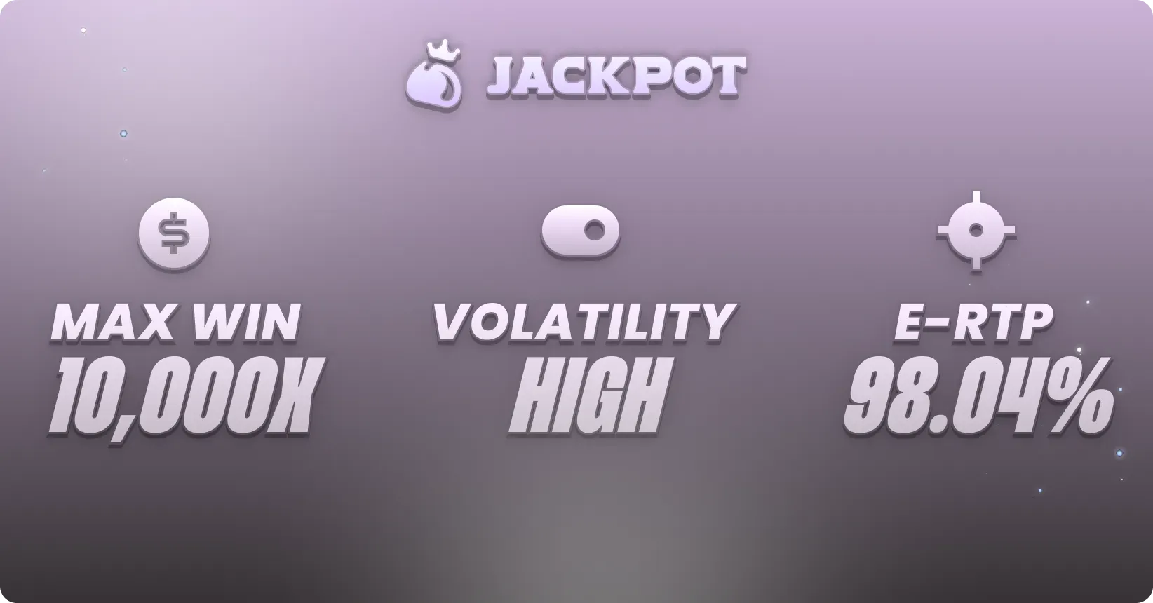 Game volatility, max win RTP