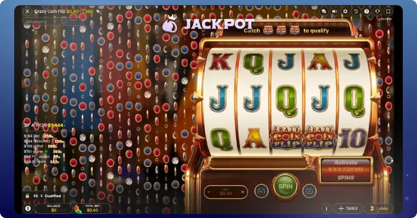 Crazy Coin Flip key features