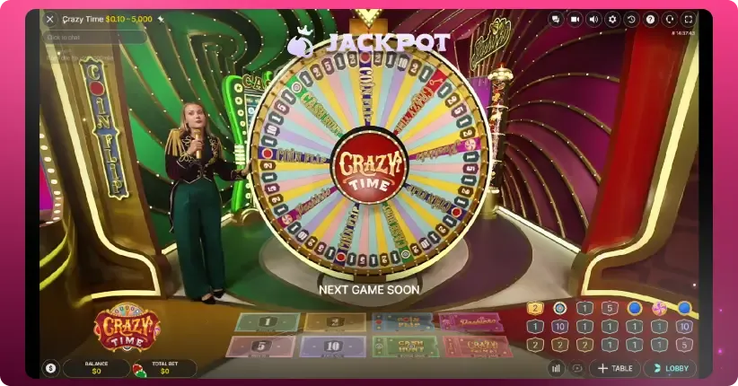 Crazy Time key features