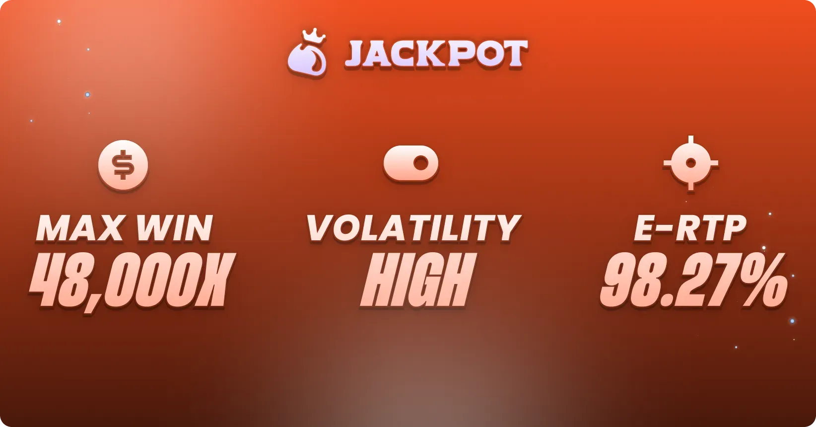 Game volatility, max win RTP