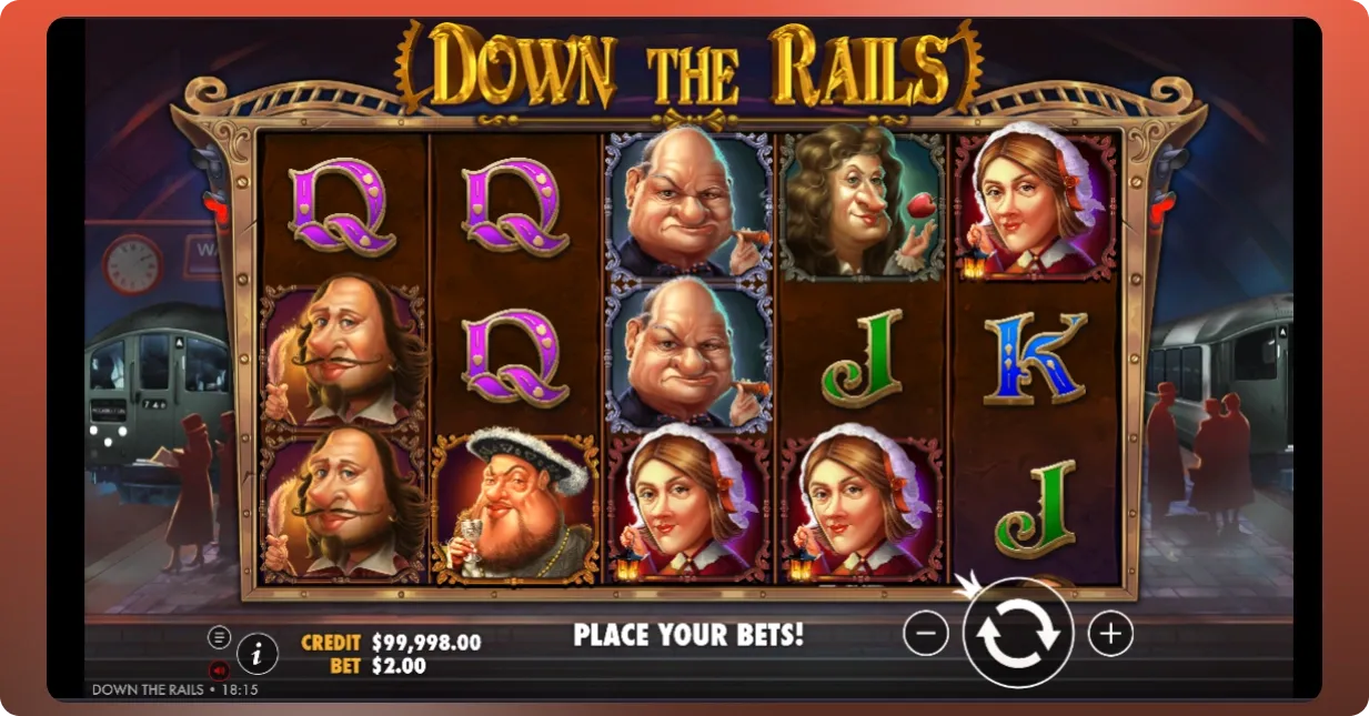 Down the Rails key features