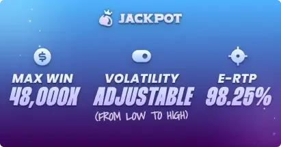 Game volatility, max win RTP