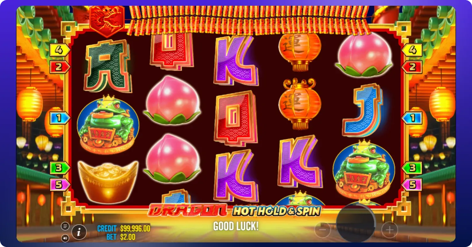 Dragon Hot Hold & Spin key features