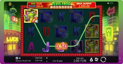 Elvis Frog in Vegas Key Features