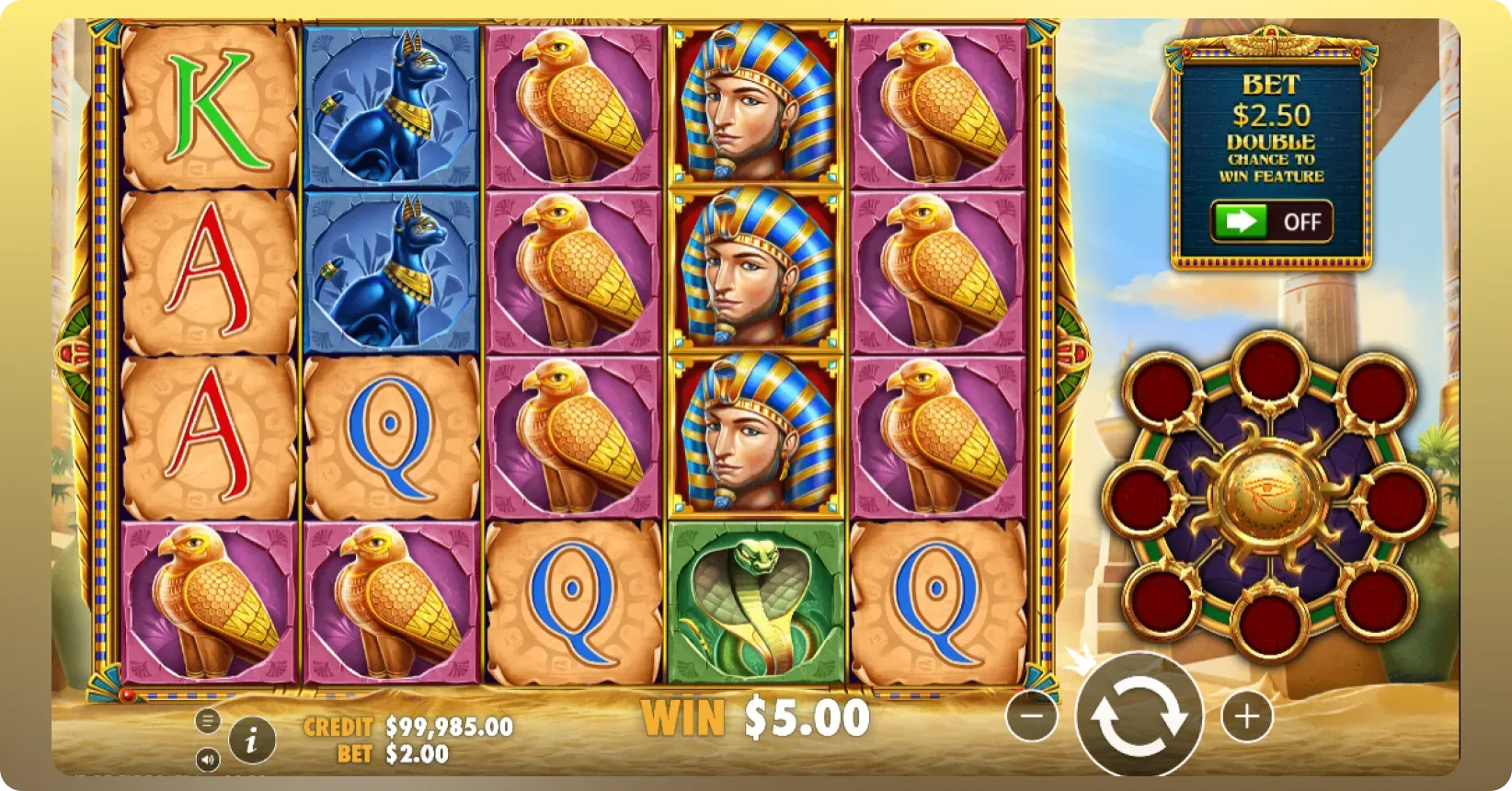 Eye of Cleopatra key features