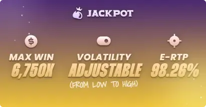 Game volatility, max win RTP