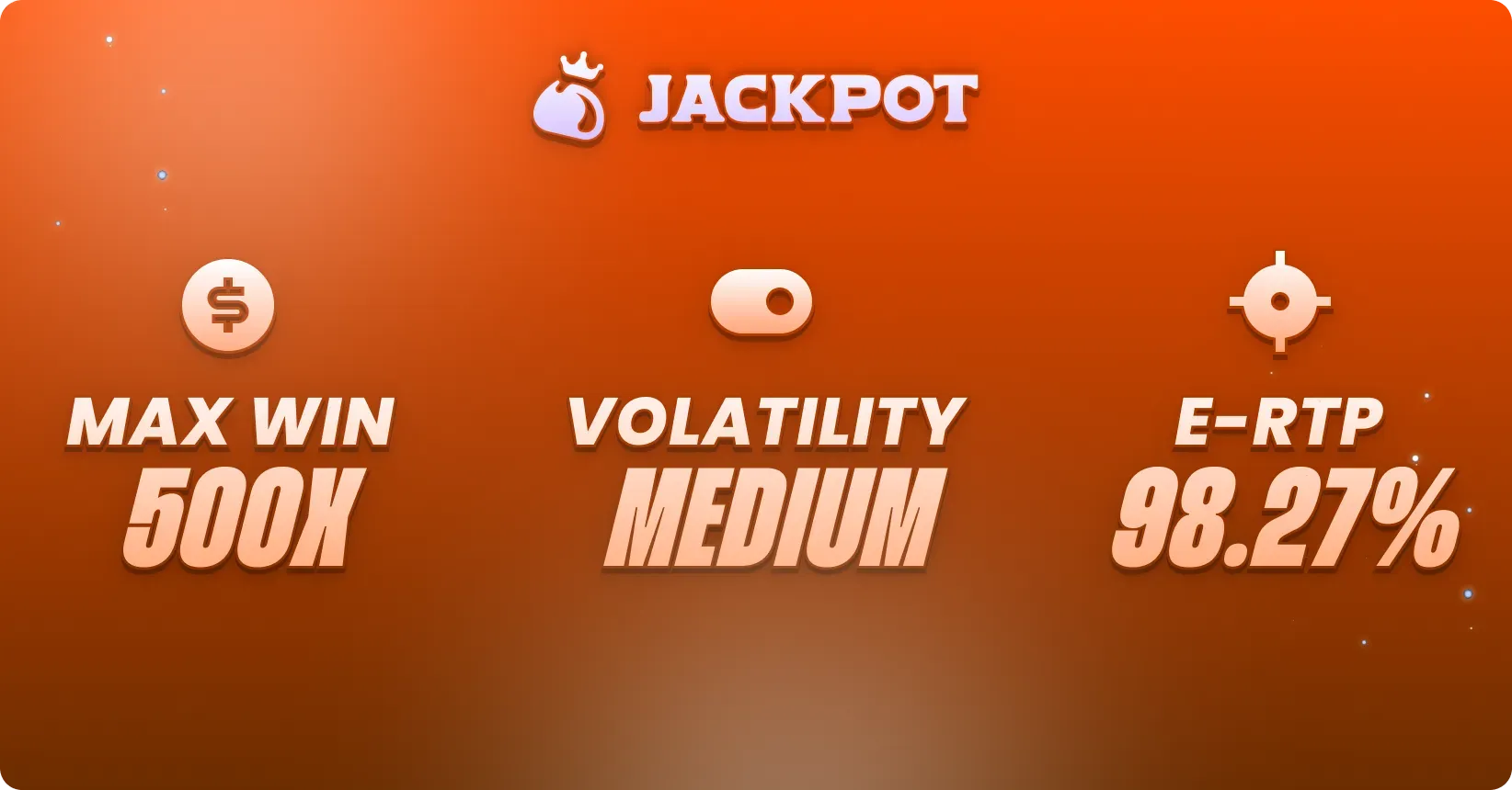 Game volatility, max win RTP