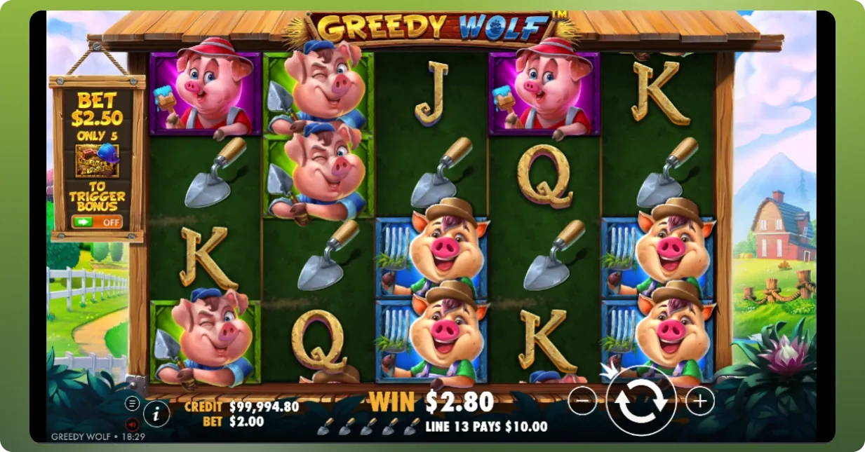 Greedy Wolf key features