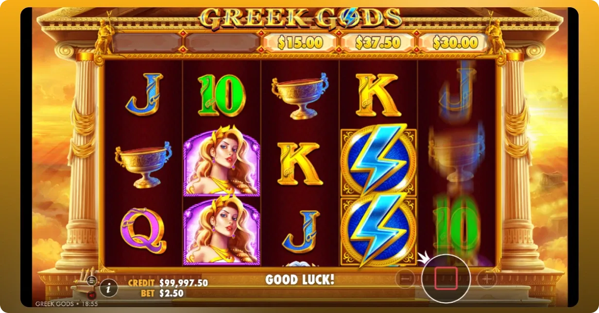 Greek Gods key features