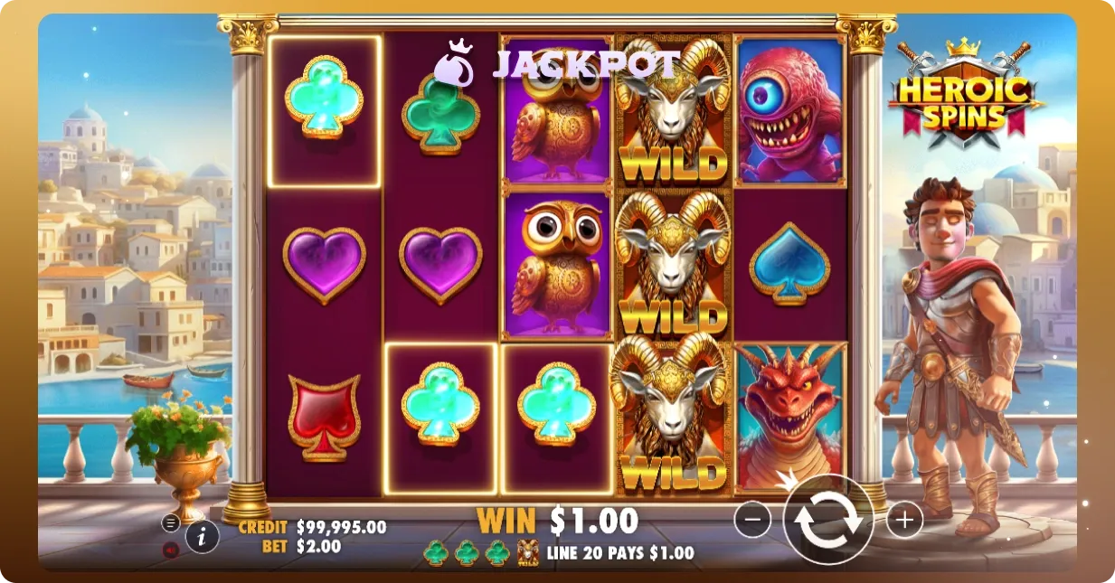 Heroic Spins key features