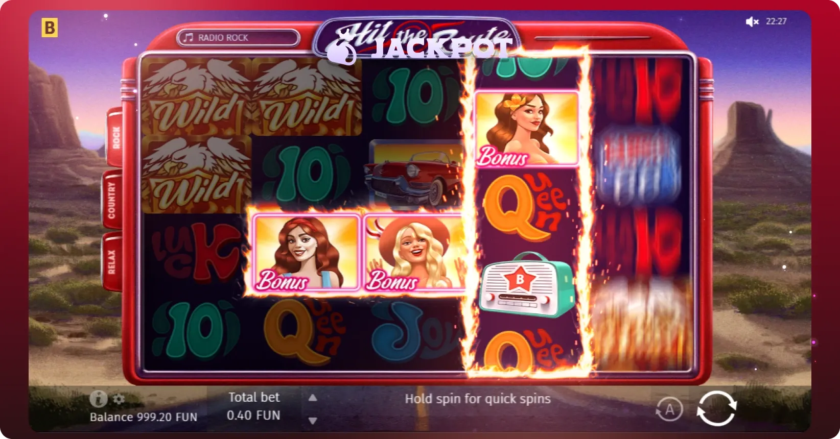 Hit The Route key features