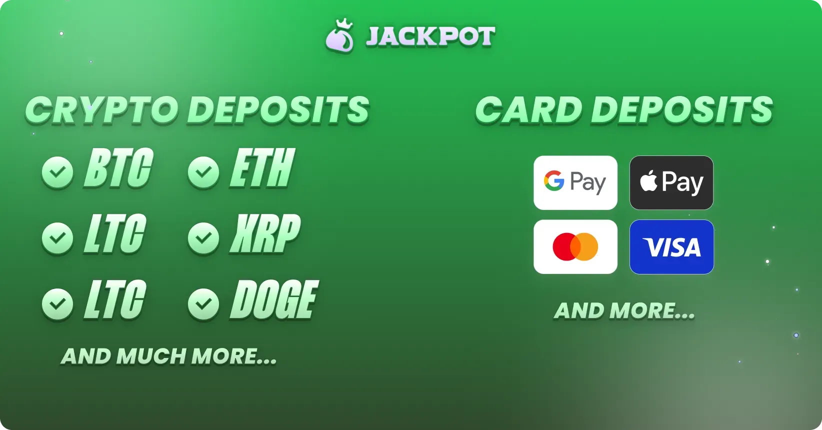 Pirate Gold payment methods