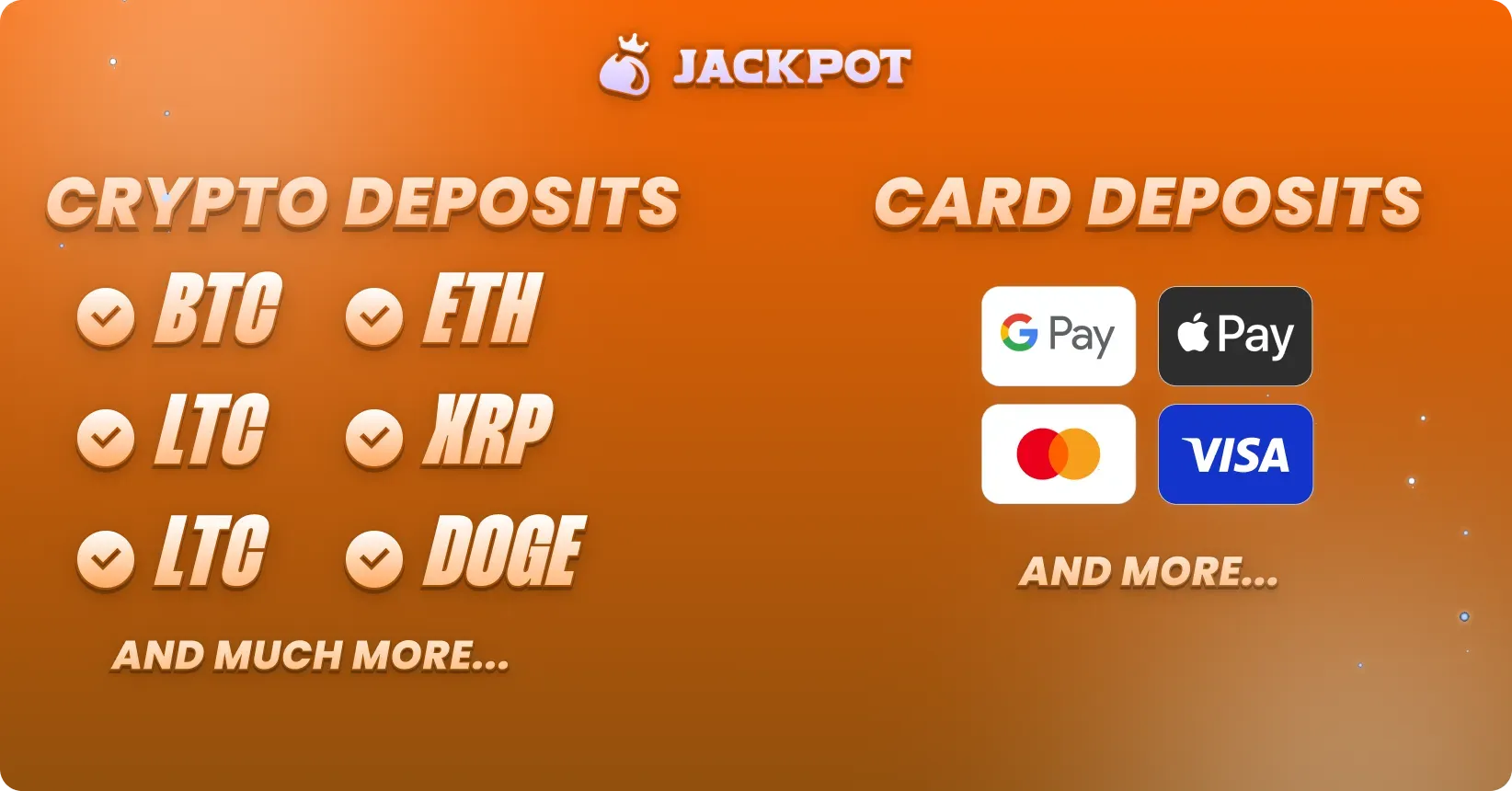 Safari King payment methods