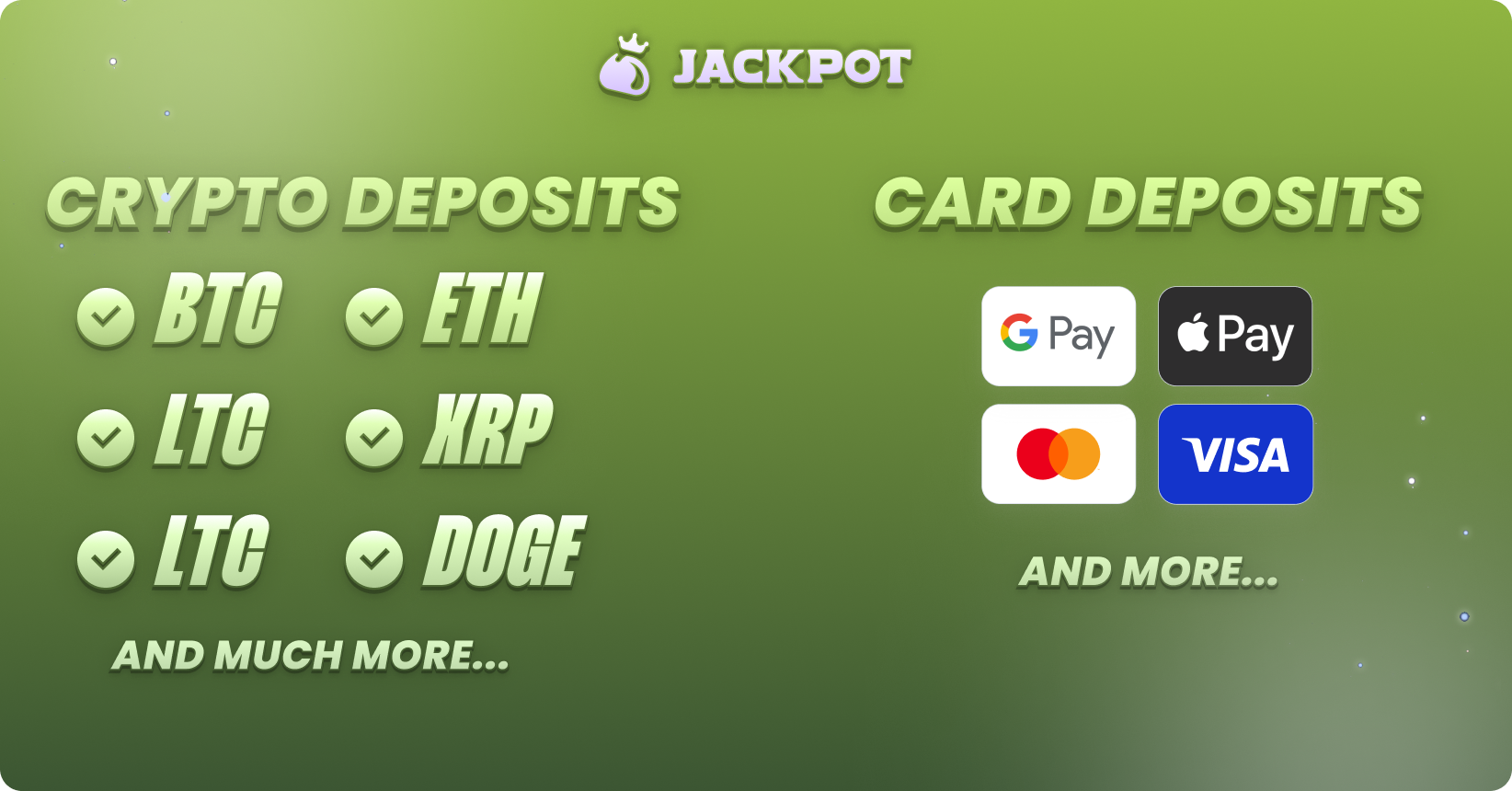 Wild Hop & Drop payment methods