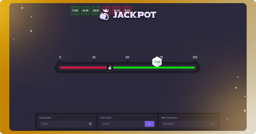 How to play Dice at Jackpot