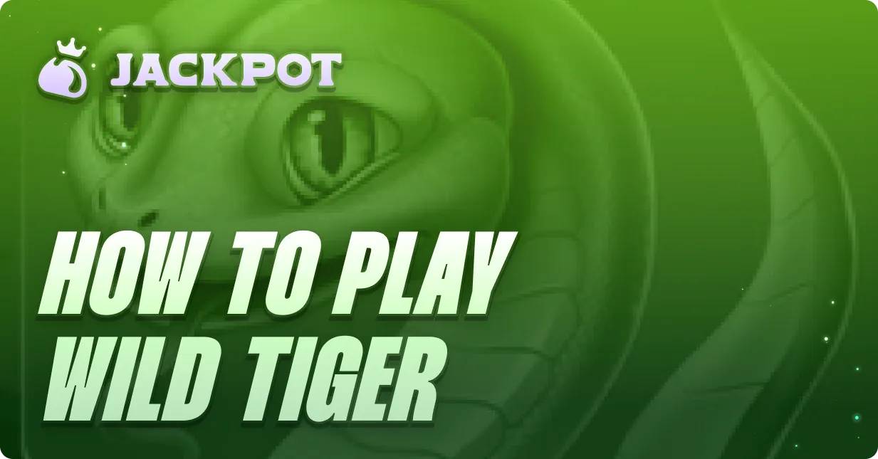 How to play Wild Tiger at Jackpot.bet