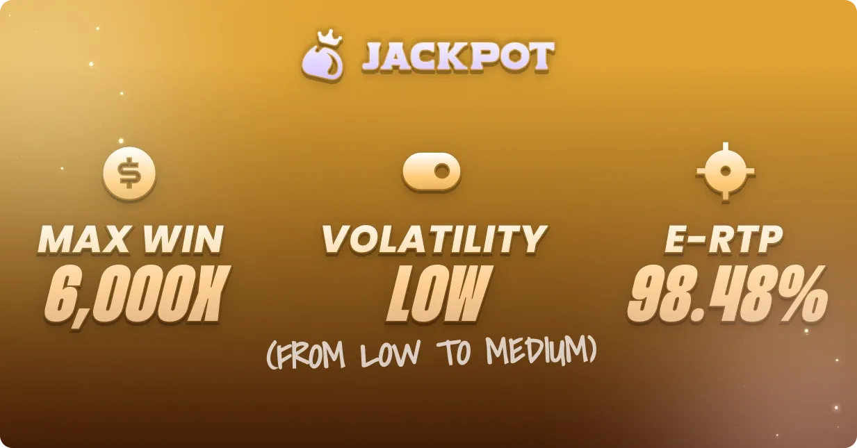 Game volatility, max win RTP