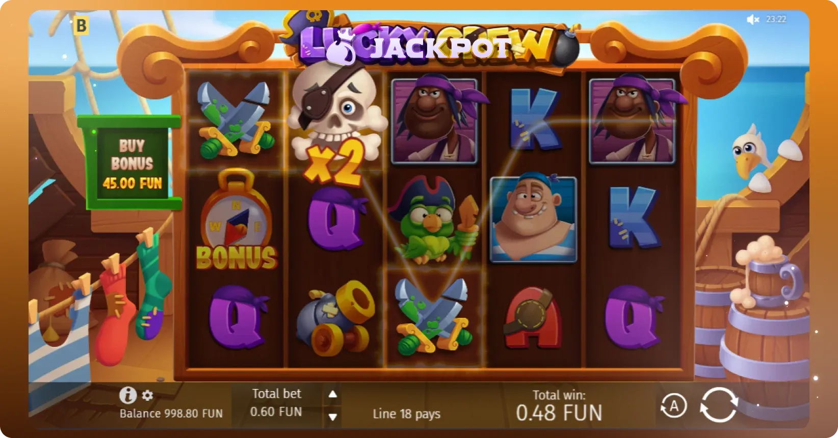 Lucky Crew key features