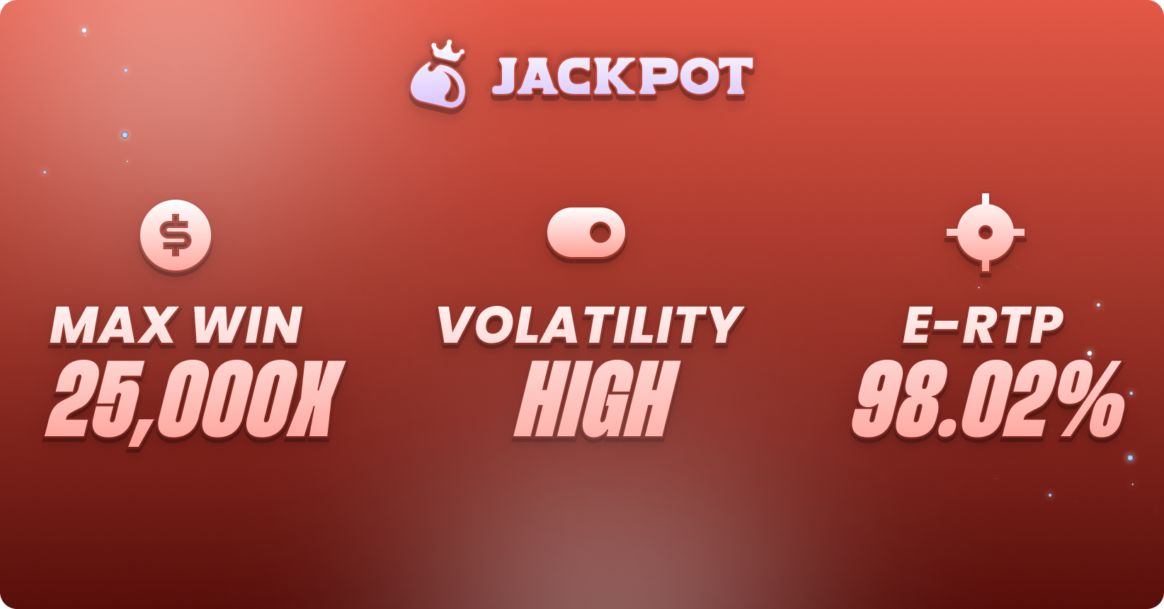 Game volatility, max win RTP