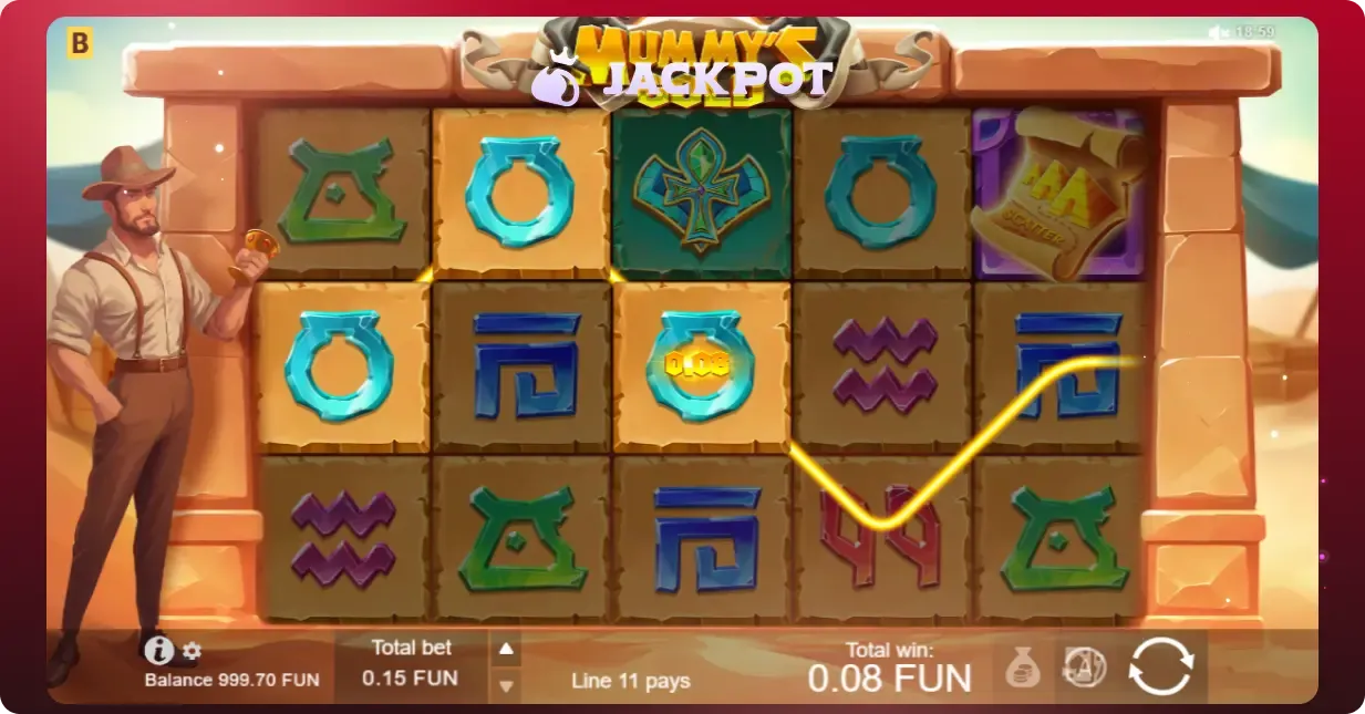 Mummy's Gold key features