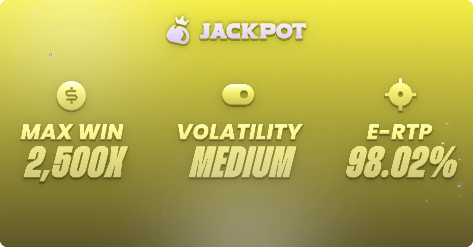 Game volatility, max win RTP