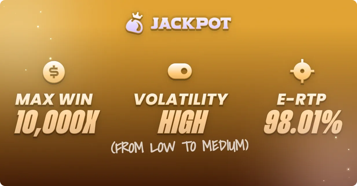 Game volatility, max win RTP
