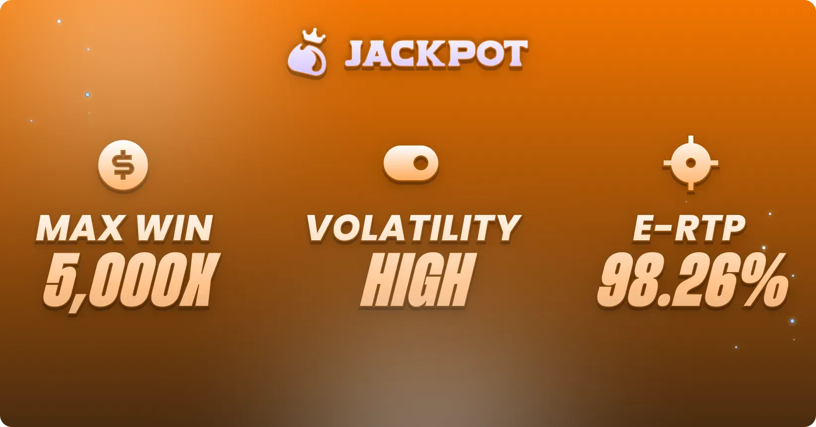 Game volatility, max win RTP