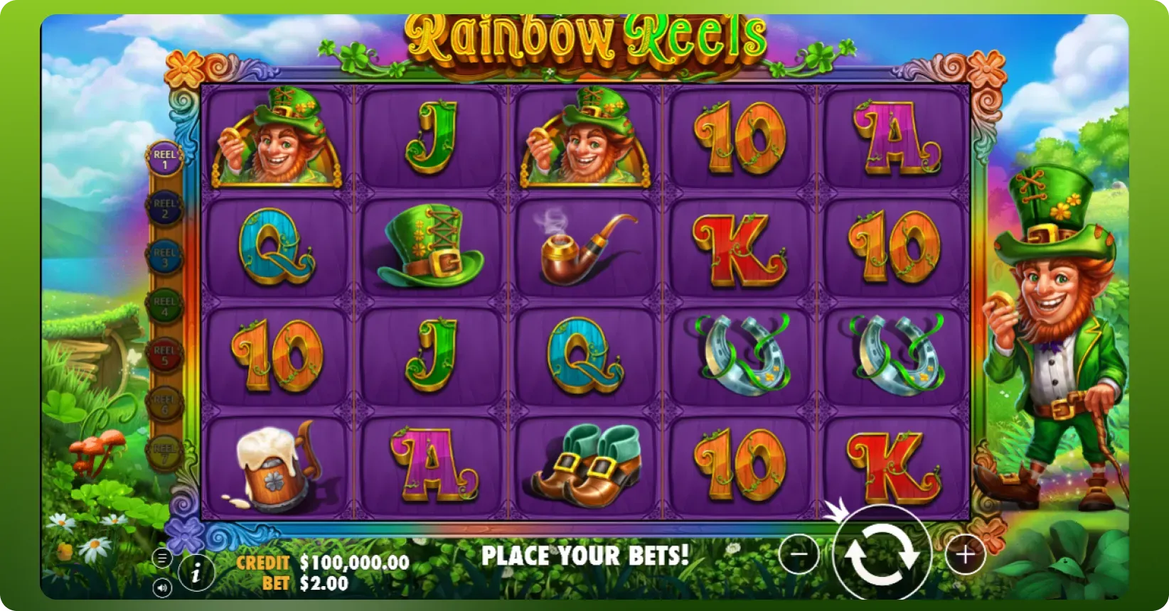 Rainbow Reels key features