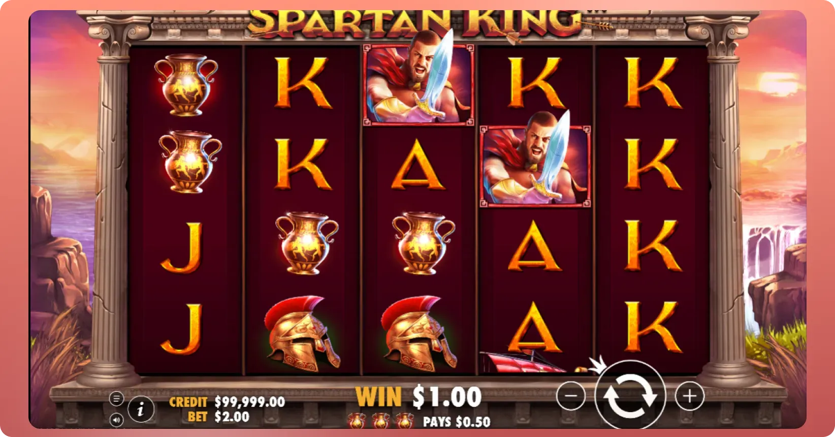 Spartan King key features