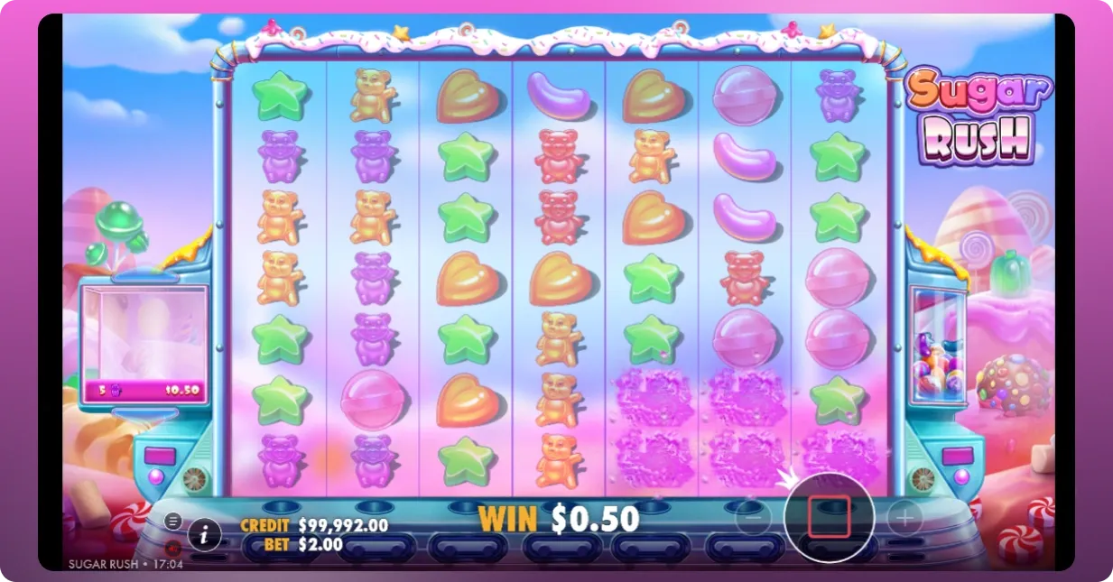 Sugar Rush key features