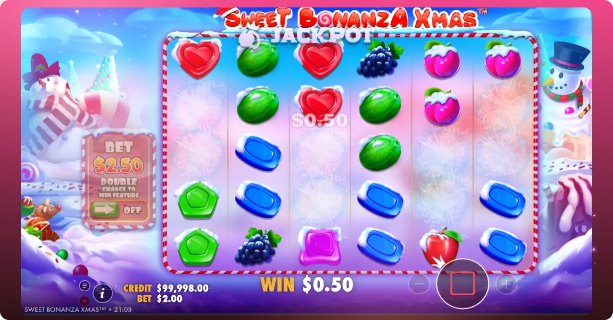 Sweet Bonanza Xmas key features