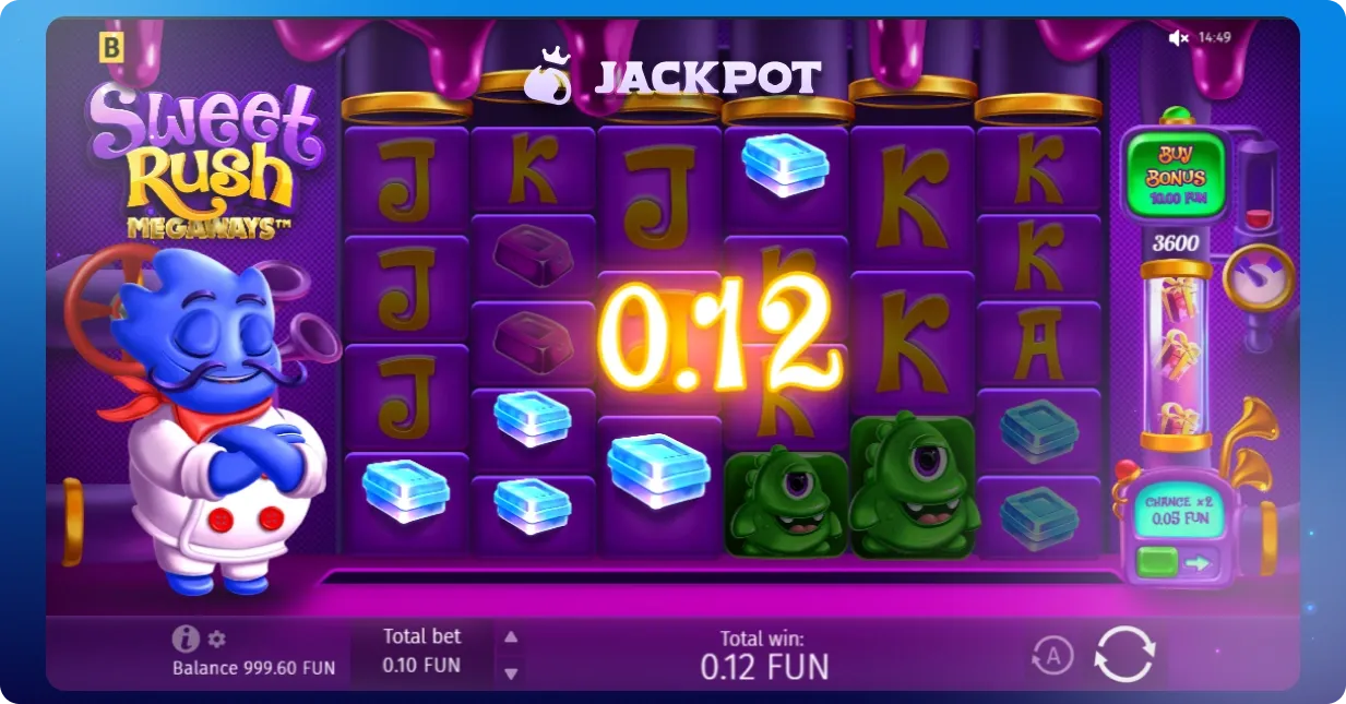 Sweet Rush Megaways key features