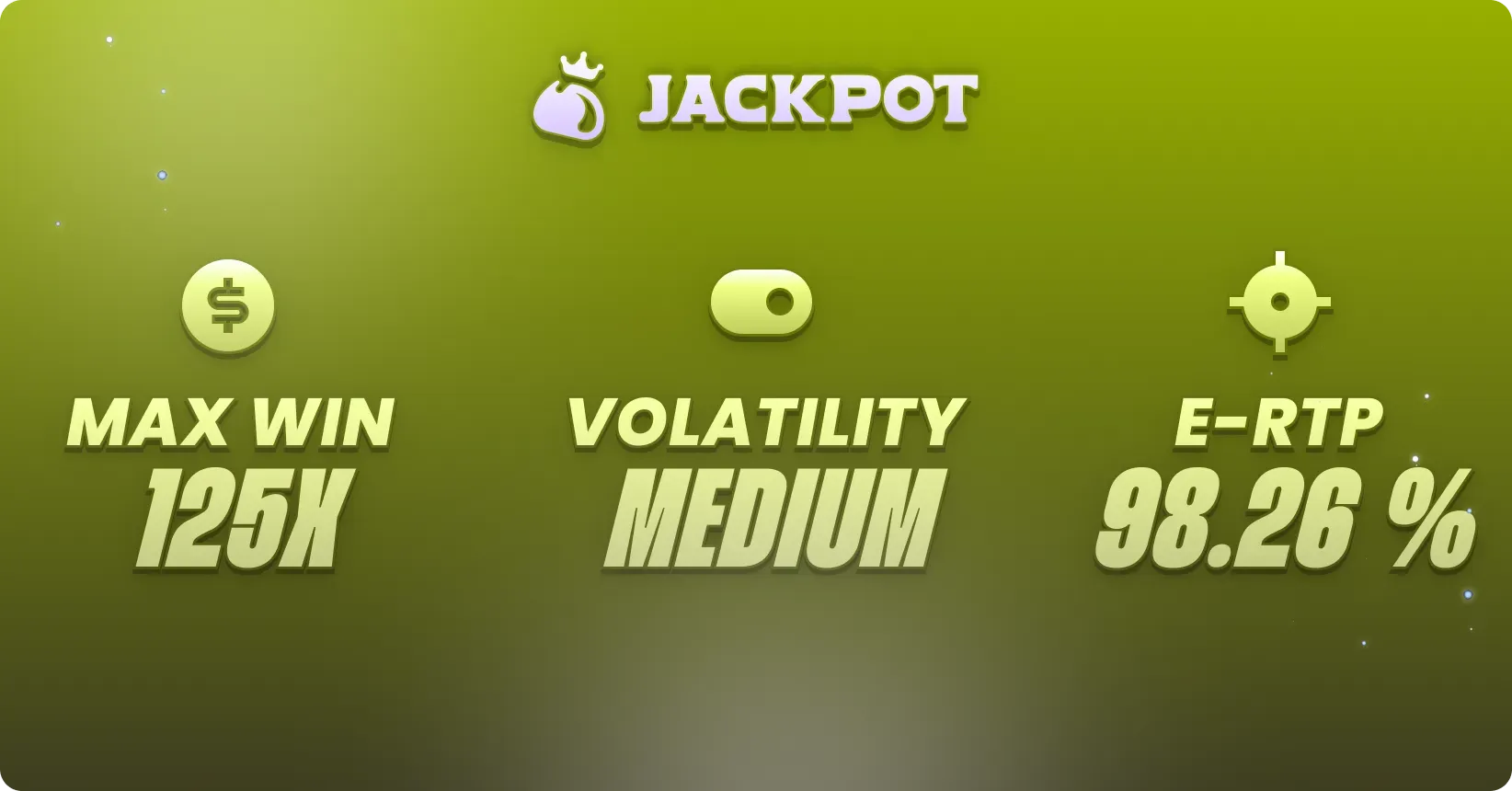 Game volatility, max win RTP