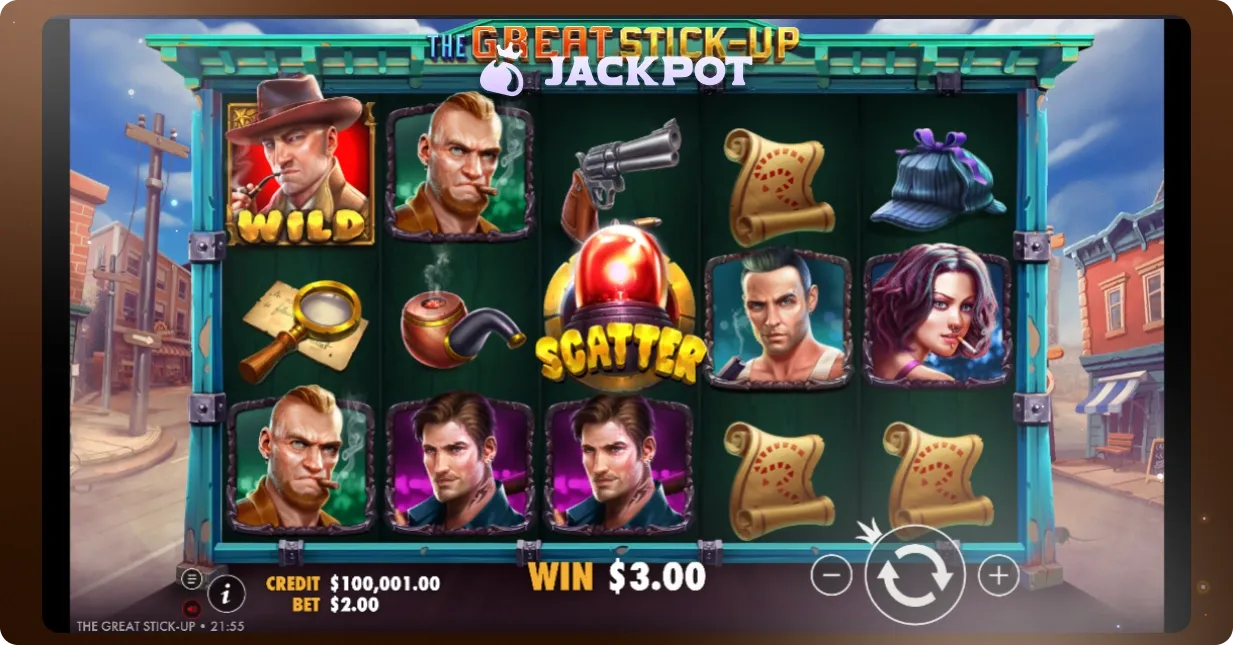 The Great Stick-up key features