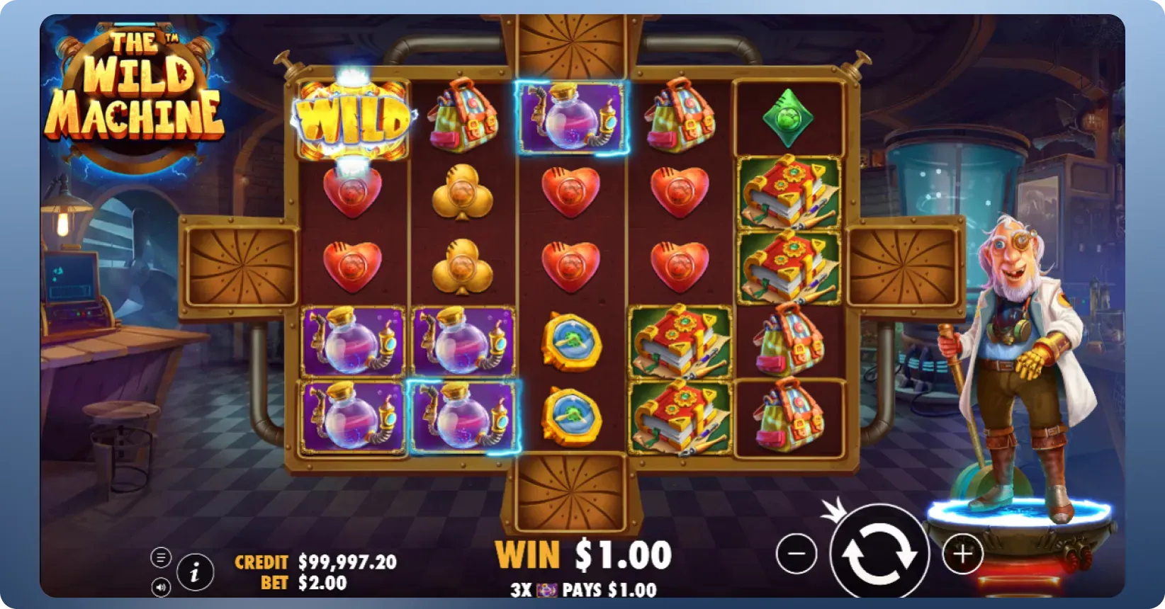 The Wild Machine key features