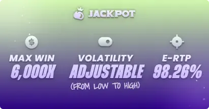 Game volatility, max win RTP