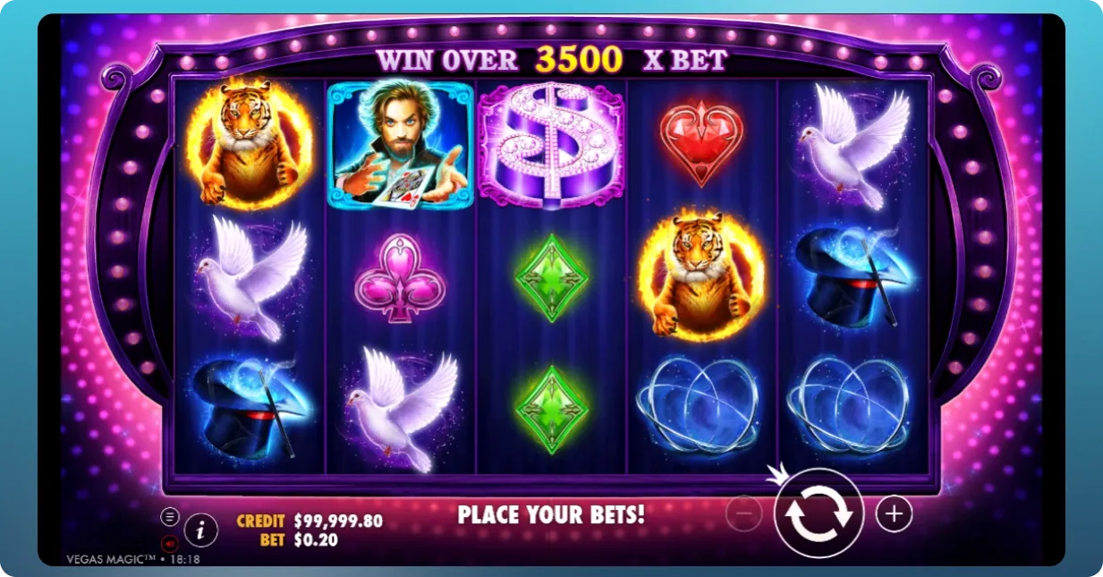Vegas Magic key features