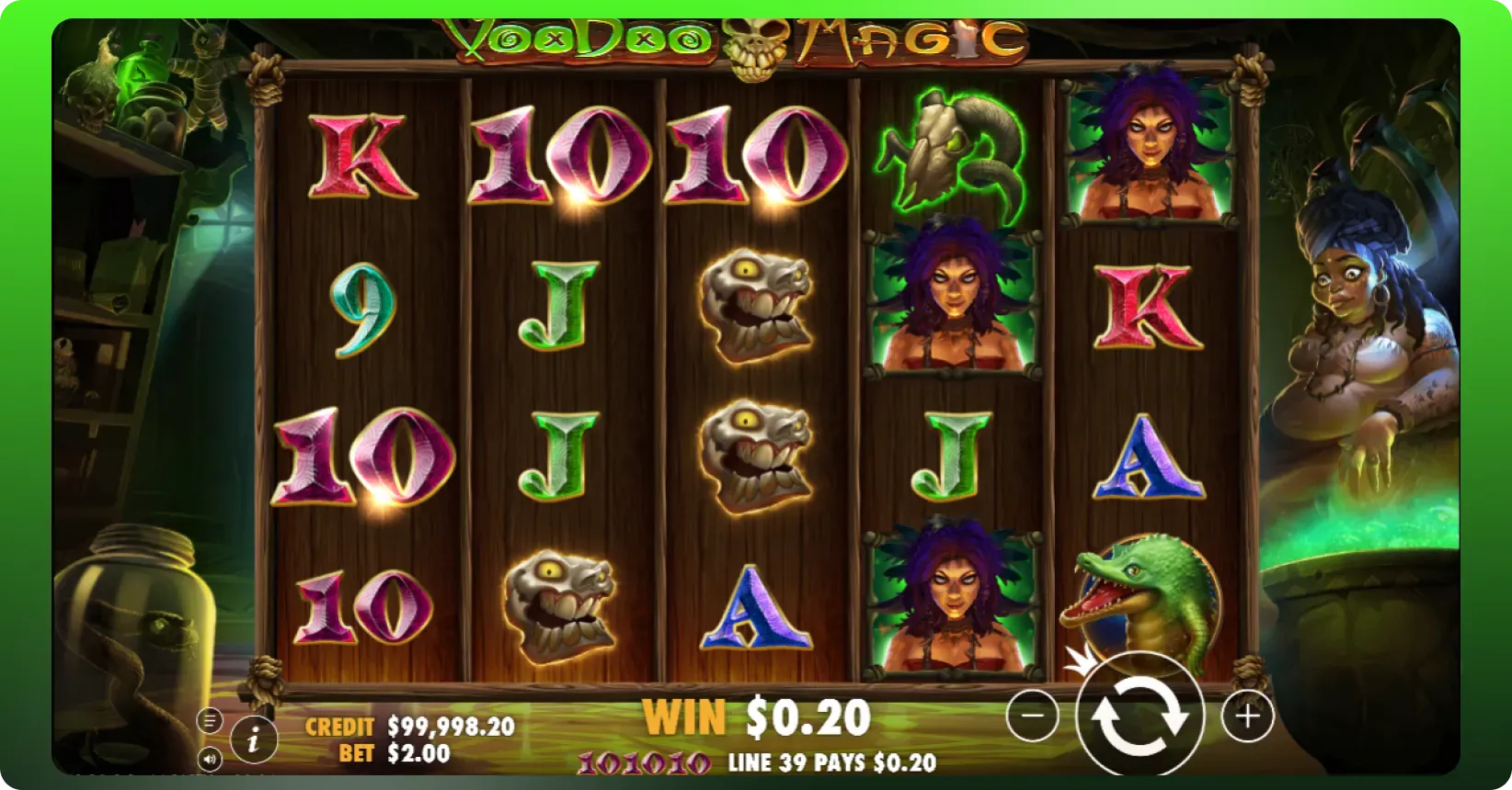 Voodoo Magic key features